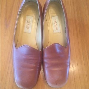 Brown coach shoes